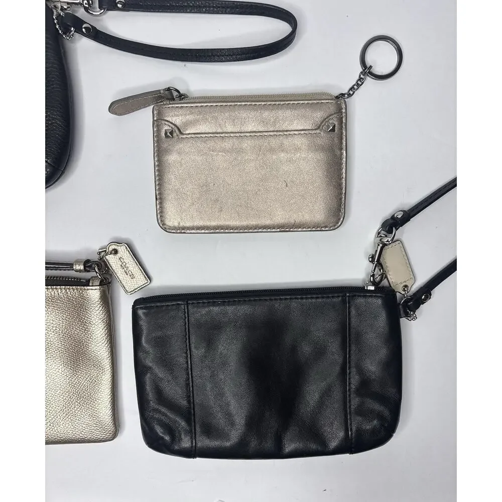 Coach Leather Wallet Bundle